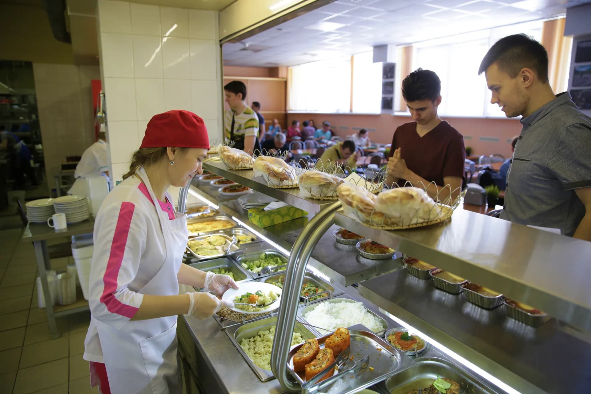 Большая столовая, корпус А, 1 этаж