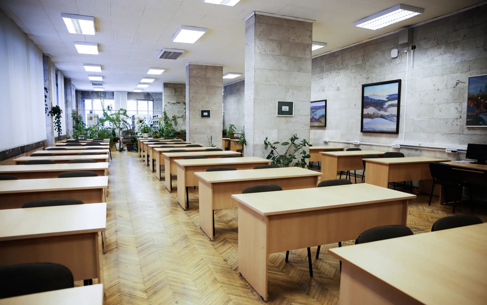 Читальный зал, корпус И, 2 этаж